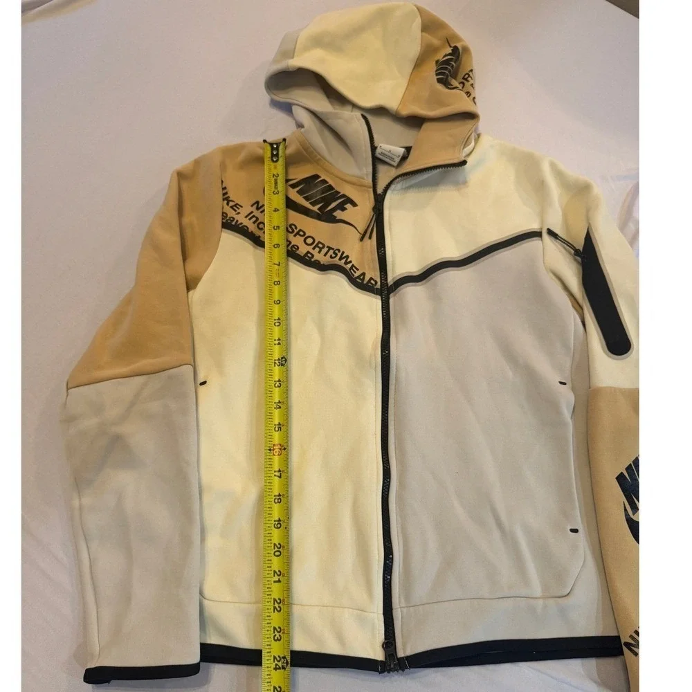 Nike Sportswear Full Zip Hoodie Color Block Spell Out‎ Jacket Size M |S1
